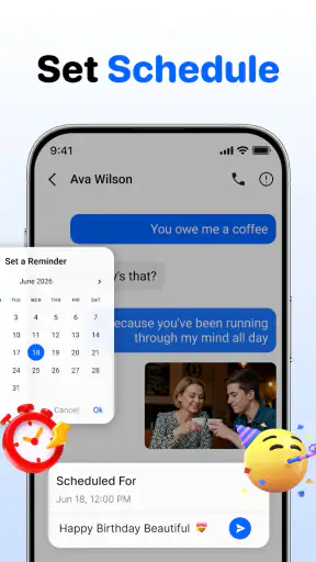 Messages: SMS Texting Home App screenshot 11