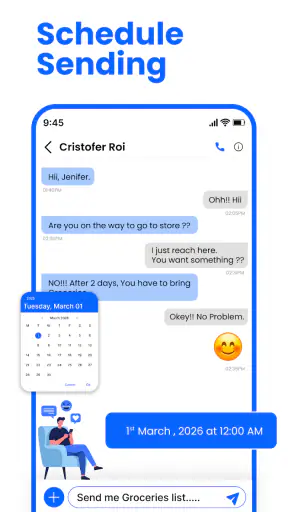 Messenger : SMS Home screenshot 9