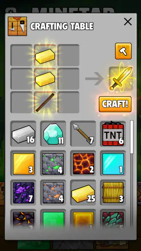 Minetap – Merge rpg clicker screenshot