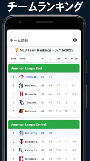 MLB のまとめ screenshot