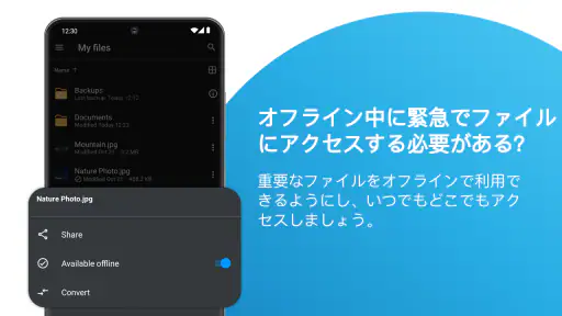 MobiDrive: クラウドストレージ & 同期 screenshot 12