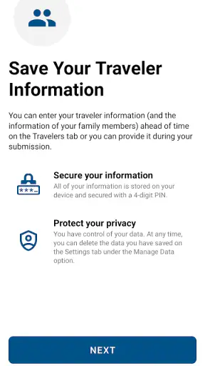Mobile Passport Control screenshot