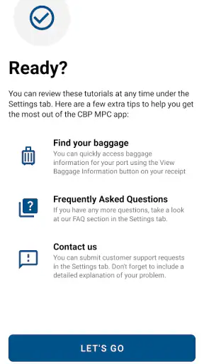 Mobile Passport Control screenshot