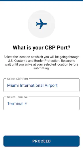 Mobile Passport Control screenshot
