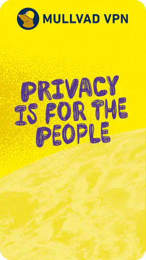 Mullvad VPN screenshot