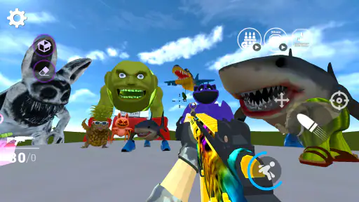 Nextbots In Backrooms: Shooter screenshot 11
