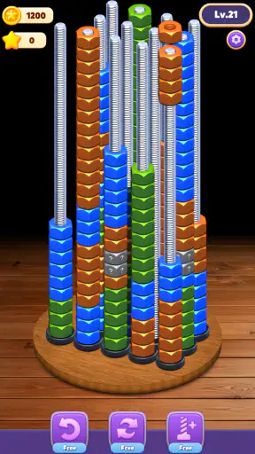 Nut Stack：Sort Puzzle screenshot 1