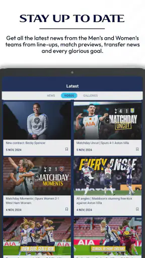 Official Spurs + Stadium App screenshot 9