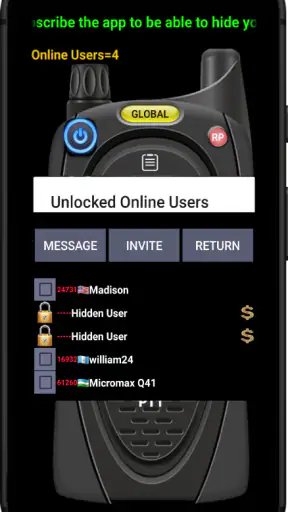 Online Walkie Talkie Pro PTT screenshot