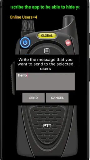 Online Walkie Talkie Pro PTT screenshot