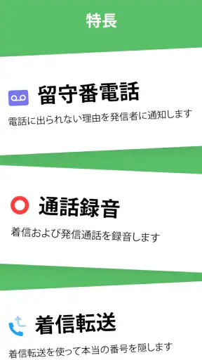 OnPhone: サブ番号・SMS認証 screenshot