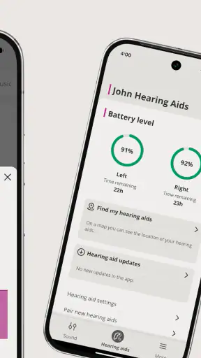 Oticon Companion screenshot