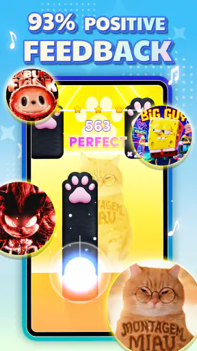 Piano Tap: Rush Song Game screenshot