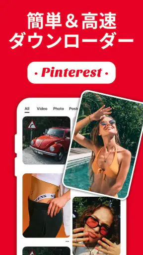Pinterest用ビデオダウンローダー screenshot