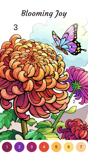 Pixie Color: Paint by Number screenshot