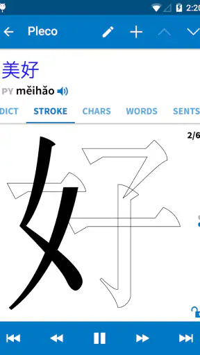 Pleco Chinese Dictionary screenshot
