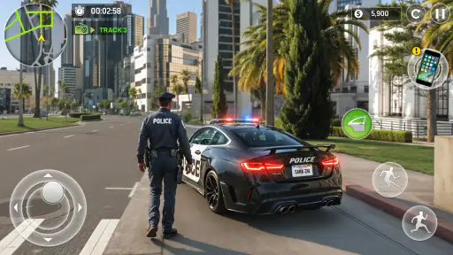 Police Car Chase Drift Games screenshot 12