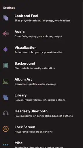 Poweramp 音楽プレーヤー screenshot