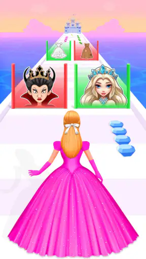 Princess Race: Wedding Games screenshot