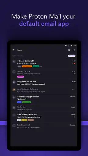 Proton Mail - 暗号化メール screenshot 11