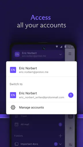 Proton Mail - 暗号化メール screenshot