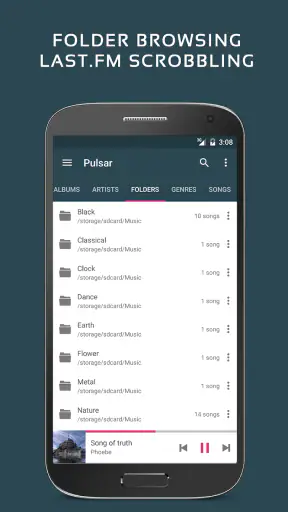 Pulsar 音楽プレーヤー screenshot