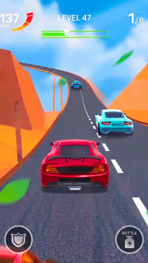 Racing Rush 3D:爽快カーレースゲーム screenshot 10