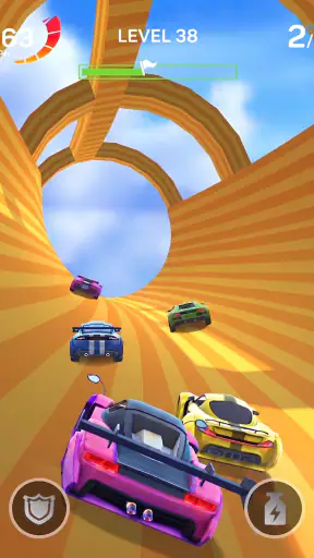 Racing Rush 3D:爽快カーレースゲーム screenshot 9