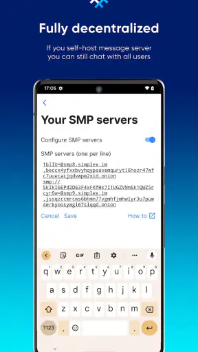 SimpleX Chat screenshot