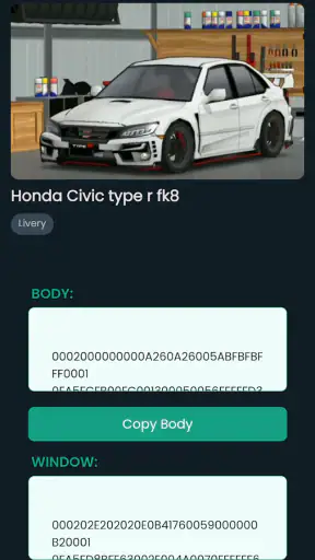 Skin FRLegends Livery Mod screenshot 10