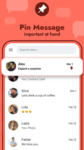 SMSメッセンジャー - SMS アプリ screenshot
