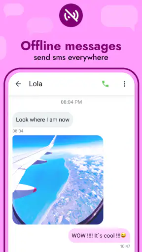 SMSメッセンジャー - SMS アプリ screenshot