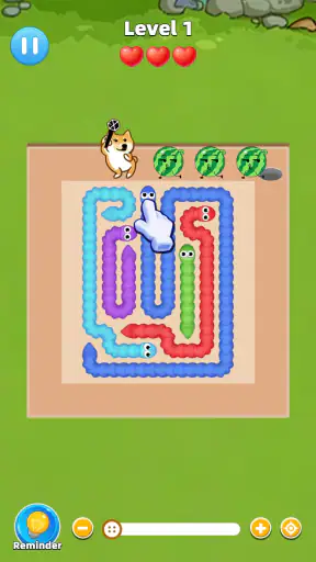 Snake Away: Casual Puzzle screenshot 9
