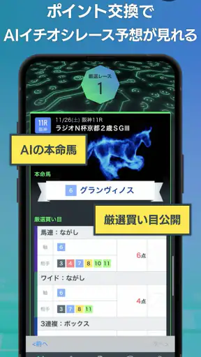 SPAIA競馬～AI予想とデータ解析による次世代の競馬アプリ screenshot
