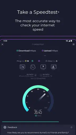 Speedtest - インターネット速度 screenshot 9