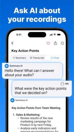 Summary：AI議事録＆会議要約 screenshot