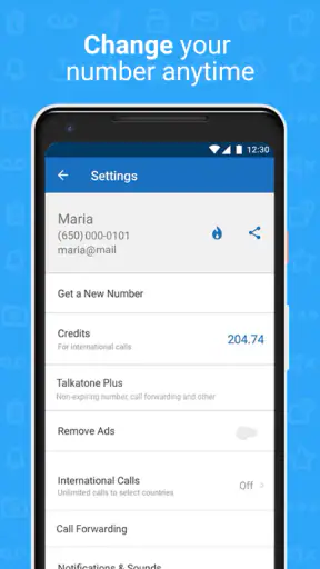 Talkatone: Texting & Calling screenshot