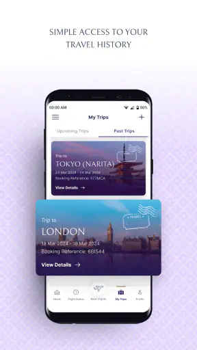 Thai Airways screenshot