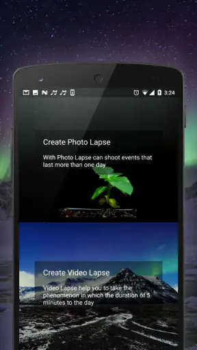 Time Lapse camera screenshot