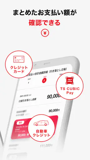 TS CUBIC アプリ screenshot