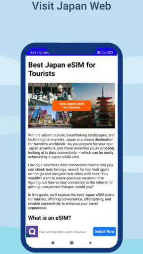 Visit Japan Web Info screenshot 10