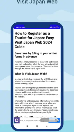 Visit Japan Web Info screenshot 11