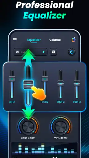 Volume Bass Booster, Equalizer screenshot