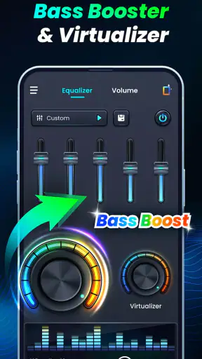 Volume Bass Booster, Equalizer screenshot