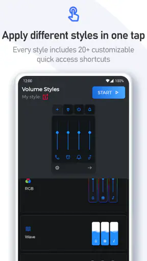 Volume Styles - カスタムコントロール screenshot