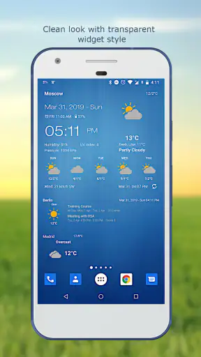 Weather & Clock Widget Plus screenshot