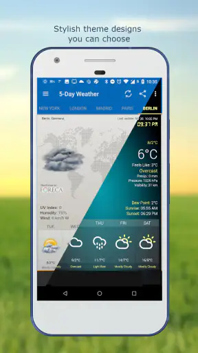 Weather & Clock Widget Plus screenshot