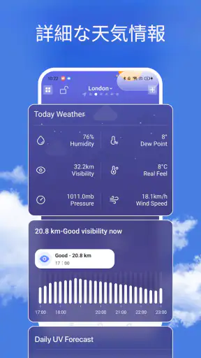 Weather Pro - 天気予報とレーダー screenshot