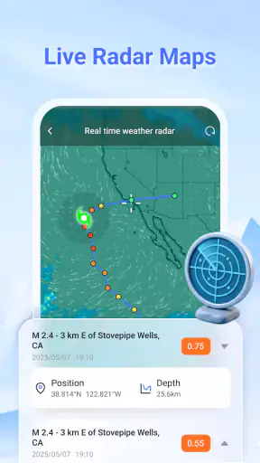 WeatherSight - ライブ天気予報 screenshot 5