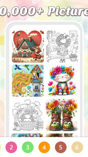 Wonder Tales Coloring Book screenshot 9